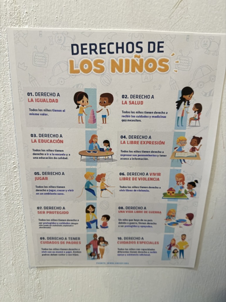derechos los ninos poster